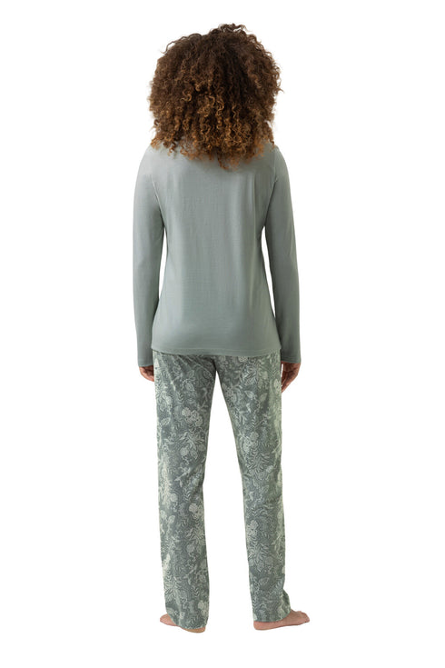 Mey Serie Painted Paisley Pyjama Full Length
